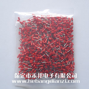 VE管(guǎn)型端子 E0508 内孔径1.0 红色