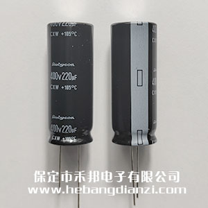 进口(kǒu)电(diàn)解400V-220uF